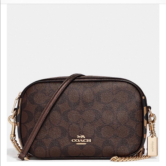 Coach Leopard F35083 Isla Chain Crossbody Signature - Picture 5 of 16